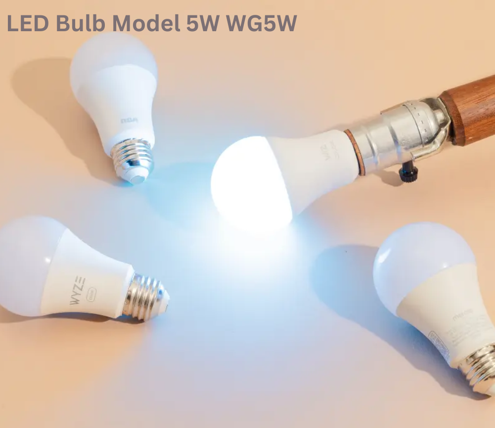 led bulb model 5w wg5w